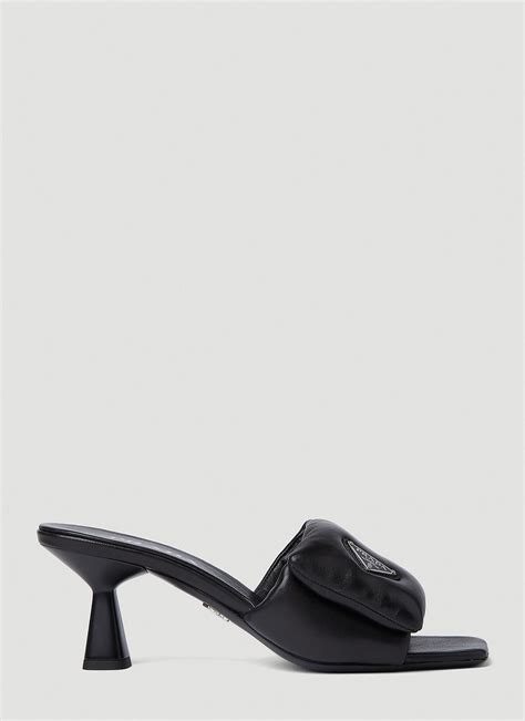 prada padded heels|prada high heeled.